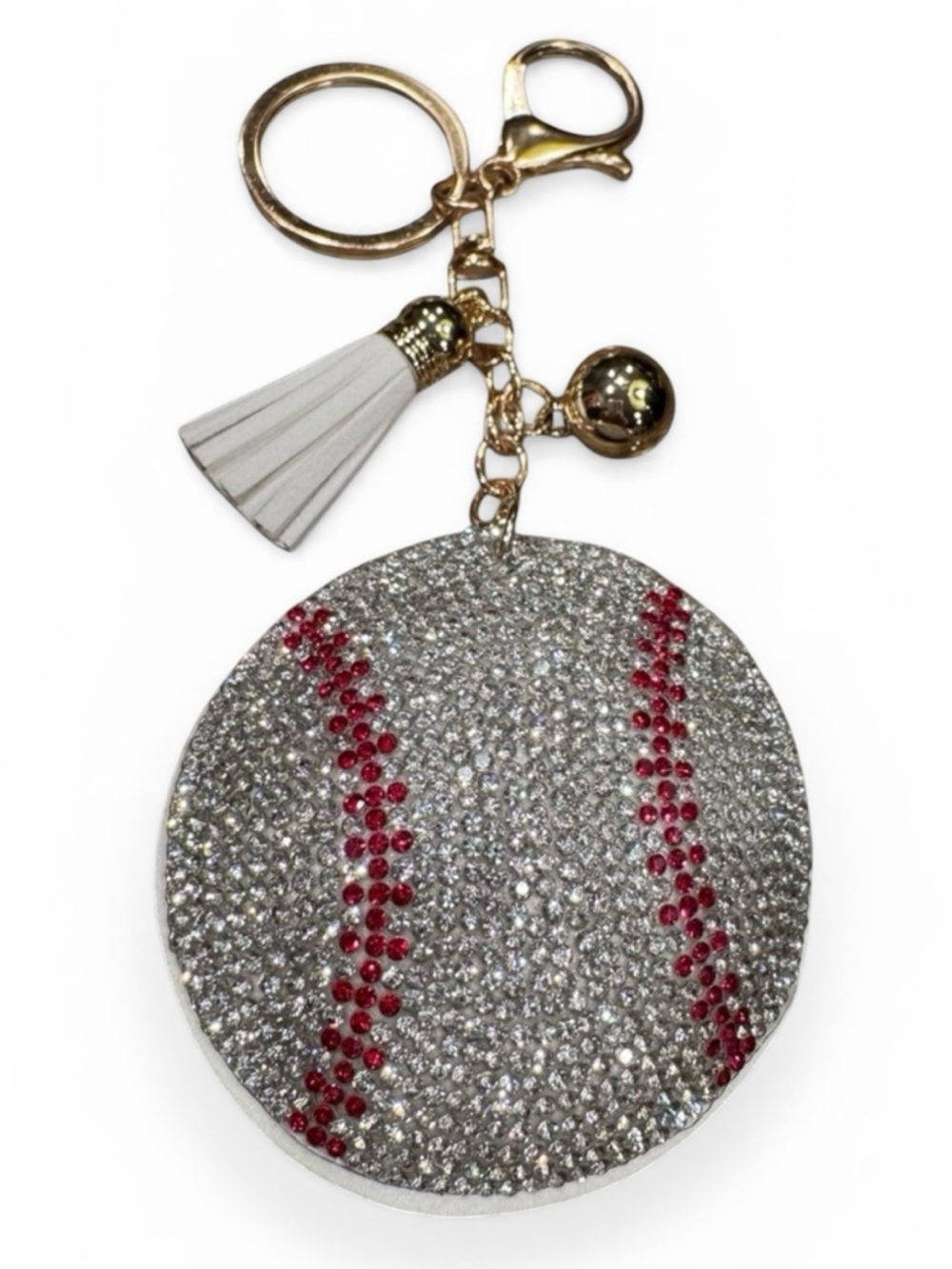 Baseball Bag Charm Keychain
